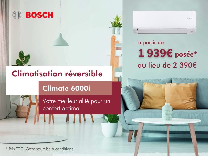 Offre BOSCH Climate 6000i-TTEC